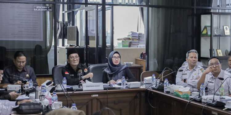 KOMISI IV DPRD Provinsi Kalsel saat rapat terkait Rencana Realisasi Program Kegiatan TA 2023 dan Rencana Kerja TA 2024 bersmaa Dinkes Kalsel.