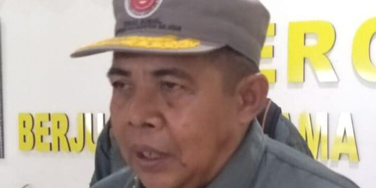 Kabid Penanganan Bencana pada Dinas Sosial Provinsi Kalsel H Achmadi SSos