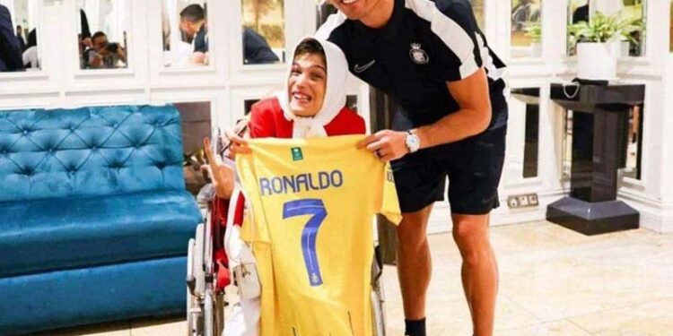 Fatima Hamami dan Cristiano Ronaldo