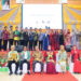 DUTA GENRE-PJ Bupati Tapin M Syarifudin MPd saat foto bersama usai membuka acara grand final pemilihan duta Genre Kabupaten Tapin tahun 2023.