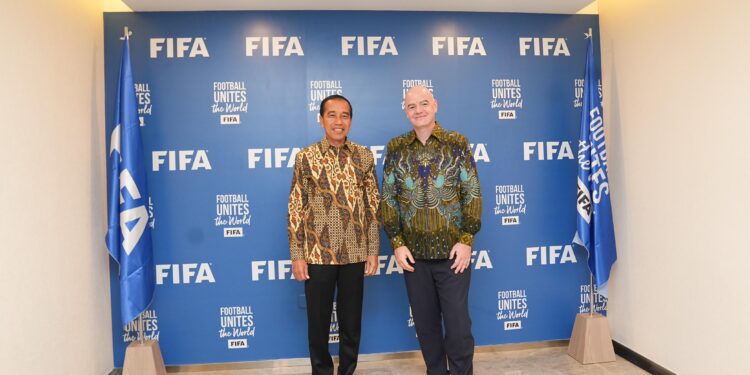 Presiden Jokowi Resmikan Kantor FIFA Jakarta