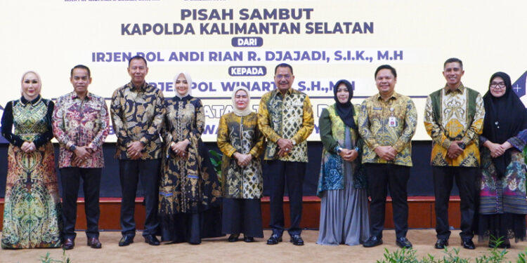 Pisah Sambut Kapolda Kalsel di Mahligai