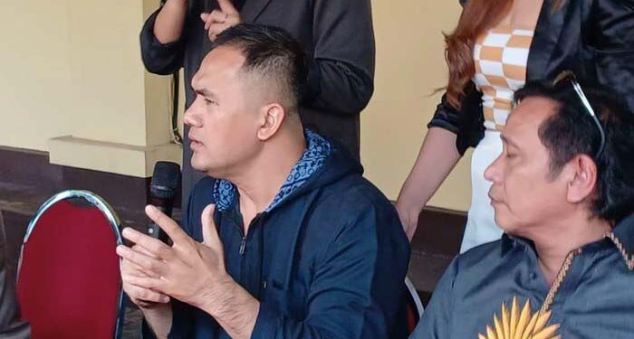 Saipul Jamil saat ditemui di Polsek Tambora.