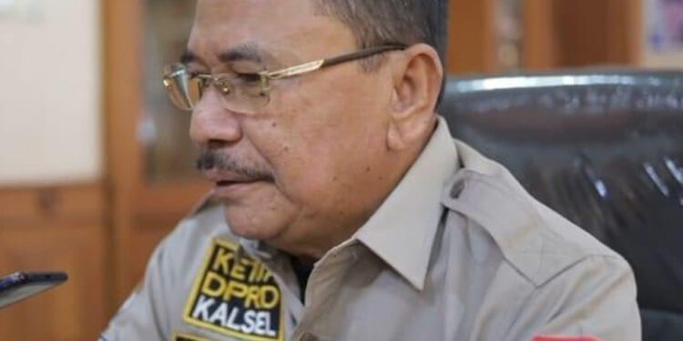 Ketua DPRD Provinsi Kalimantan Selatan, H Supian HK.