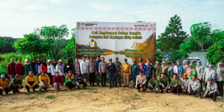 Pj Bupati Tapin Pimpin Apel Peringatan Hari Lingkungan Hidup Sedunia