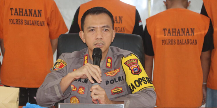 Kapolres Balangan AKBP Riza Muttaqin .