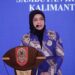 Ketua Ikatan Keluarga Alumni Universitas Airlangga (IKA UNAIR) Kalimantan Selatan, drg Ellyana Trisya saat menyampaikan sambutan disela penandatanganan Memorandum of Agreement (MoA) atau Penandatanganan Kesepakatan Bersama dengan Universitas Airlangga Surabaya serta sejumlah mitra strategis yang berlangsung di Sasangga Banua Banjarmasin