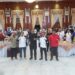 Wakil Gubernur (Wagub) Kalimantan Selatan, Hasnuryadi Sulaiman berfoto bersama usai pelantikan pengurus provinsi (Pengprov) Perkumpulan Sambo Indonesia (PERSAMBI) Kalsel masa bakti 2026-2030 di Banjarmasin