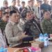 WAKIL Gubernur Kalimantan Selatan, H Hasnuryadi Sulaiman mendampingi Menko Polkam Jenderal TNI (Purn) Djamari Chaniago saat meninjau Pos Pantau kesiapsiagaan kebakaran hutan dan lahan (Karhutla) Pengayuan Liang Anggang.
