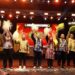 Sekdaprov Kalimantan Selatan, HM Syarifuddin berama isteri dan Bupati Tapin, H Yamani berfoto bersama usai pembukaan Tapin Art Fest 2026 di Ruang Terbuka Publik Kawasan Rantau Baru, Kabupaten Tapin