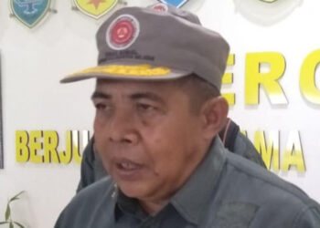 Kabid Penanganan Bencana pada Dinas Sosial Provinsi Kalsel H Achmadi SSos