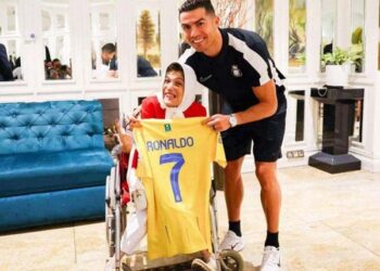 Fatima Hamami dan Cristiano Ronaldo