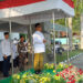 GUBERNUR Kalsel Sahbirin Noor ketika memberikan sambutan pada peringatan Hari Santri Nasional 2023 (HSN) tingkat provinsi di halaman Asrama Haji Embarkasi Banjarmasin, Banjarbaru, Minggu (22/10) pagi.