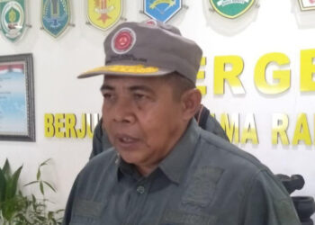 Kabid Penanganan Bencana pada Dinas Sosial Provinsi Kalsel H Achmadi SSos