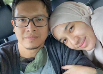 Dimas Seto dan istri Dhini Aminarti