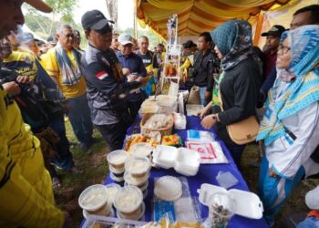 SALAH satu upaya Gubernur Kalsel Paman Birin mengendalian inflasi dengan turun ke desa (turdes) membeli produk UMKM di Kabupaten Tabalong beberapa waktu lalu. 