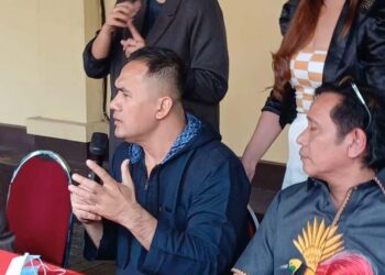 Saipul Jamil saat ditemui di Polsek Tambora.