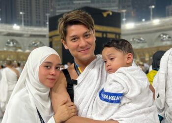 Rizky Billar dan keluarga