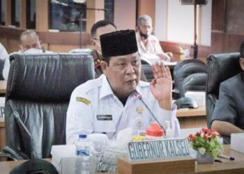 Gubernur Kalimantan Selatan, H Sahbirin Noor saat menghadiri suatu kegiatan.