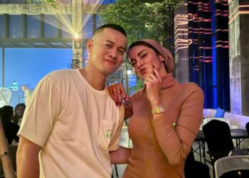 Kebersamaan Olla Ramlan dengan Herjunot Ali.