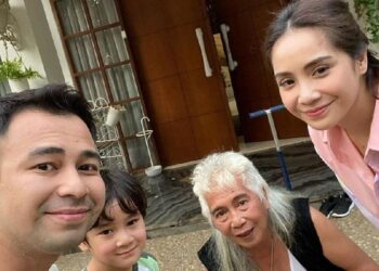 Raffi, Rafathar, Gideon Tengker dan Nagita Slavina dan