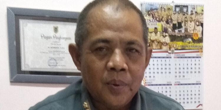 Kabid Penanganan Bencana pada Dinas Sosial Provinsi Kalsel, H Achmadi, SSos .