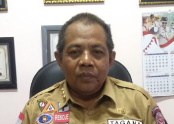 Kabid Penanganan Bencana pada Dinas Sosial Kalsel H Achmadi SSos.