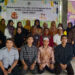 KEPALA Bidang Bina PAUD dan Pendidikan Formal Dinas Pendidikan Tapin Muhammad Ansyari SSos dan Ketua Yayasan PKBM Lathiiful Khabiir Syahdani Apasha berfoto bersama usai kegiatan rekonstruksi visi misi dan program kerja PKBM Lathiiful Khabiir tahun 2024, di pendopo keterampilan, Sabtu (23/3).