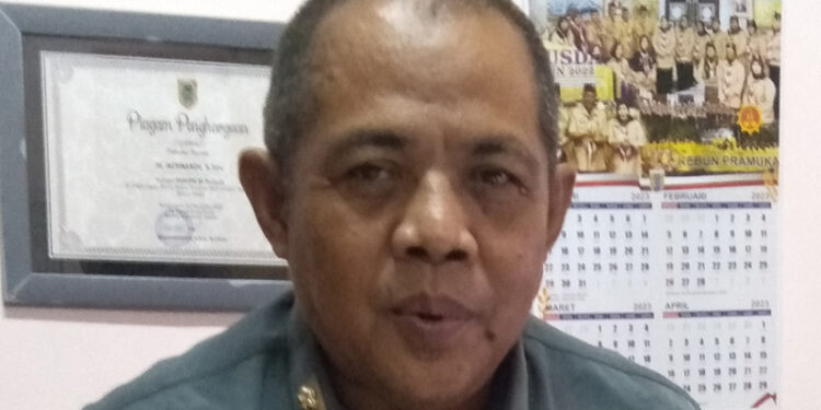 Kabid Penanganan Bencana pada Dinas Sosial Provinsi Kalsel, H Achmadi,