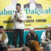 Gubernur Kalimantan Selatan, H Sahbirin Noor saat menyampaikan sambutan pada sahur dan dakwah di Desa Tunggul Irang, Kabupaten Banjar 