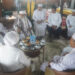 Gubernur Kalimantan Selatan, H Sahbirin Noor tampak berbincang-bincang dalam ulama dan habaib sebelum mengikuti haul ke-218 Syech Muhammad Arsyad Al Banjari (Datu Kelampayan) di Masjid Tuhfaturraghibin, Dalam Pagar, Martapura 