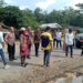 DINAS PUPR Provinsi Kalsel bersama instansi terkait di Tapin saat meninjau proyek rehabilitasi ruas jalan By Pass-Binderang.