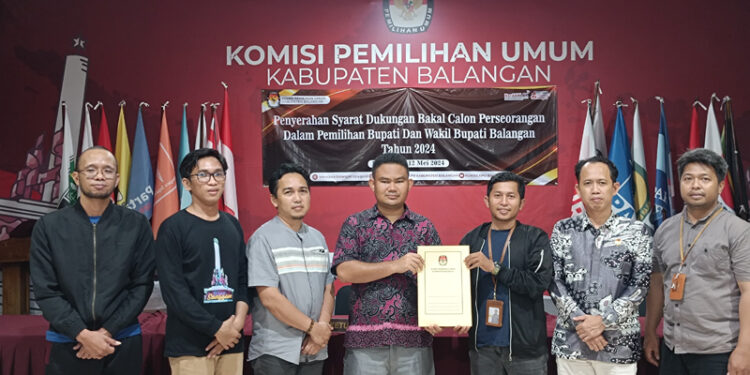 HASIL pleno KPU Kabupaten Balangan menetapkan tidfak ada paslon independen yang mendaftar