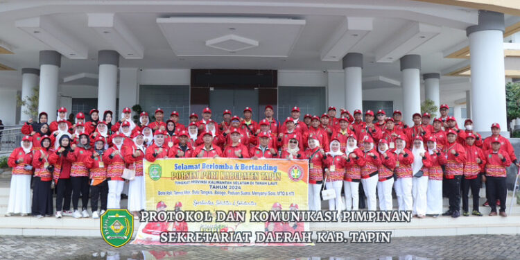 Pj Bupati Lepas Kontingen Porseni Tapin