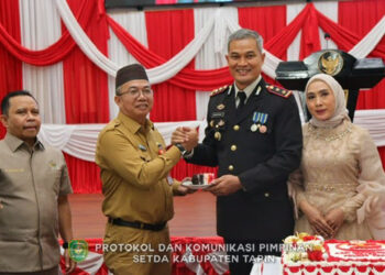Pj Bupati Tapin Hadiri Syukuran Hari Bhayangkara