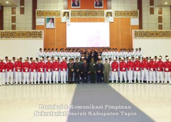 Pj Bupati Kukuhkan Paskibra Tapin