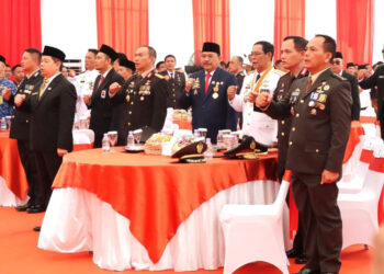 Gubernur Kalimantan Selatan, H Sahbirin Noor ketika menghadiri penyerahan remisi di Lapas Kelas IIA Teluk Dalam Banjarmasin