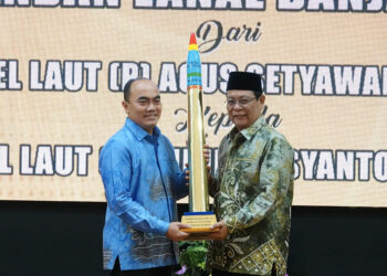 Paman Birin Hadiri Pisah Sambut Danlanal Banjarmasin