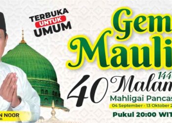 Paman Birin Gelar Gema Maulid 40 Malam di Mahligai Pancasila