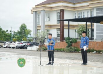 Jajaran ASN Pemkab Tapin Peringati Hari Pahlawan