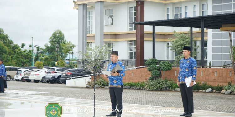 Jajaran ASN Pemkab Tapin Peringati Hari Pahlawan