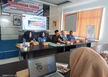 Dinsos Tapin Laksanakan Bimtek Penggunaan Digitalisasi