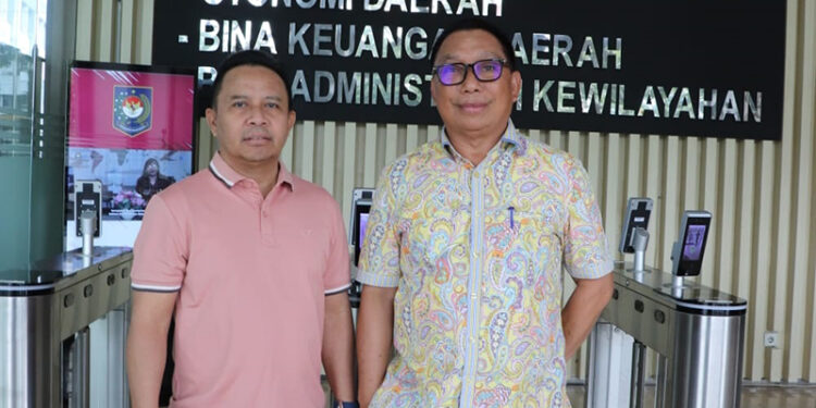 H Yamani dan H Juanda usai melakukan MCU di Kemendagri jelang pelantikan kepala daerah serentak di Istana Negara.