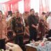 Kepala Dinas Koperasi dan UKM Provinsi Kalimantan Selatan, H Gusti Yanuar Noor Rifai saat mendampingi Menteri UMKM, Maman Abdurrahman pada pembukaan kembali Toko Mama Khas Banjar, di Banjarbaru