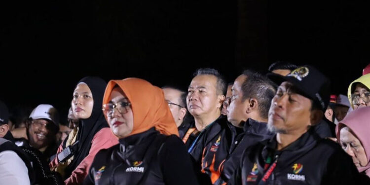 Sekdaprov Kalimantan Selatan, HM Syarifuddin saat menghadiri pembukaan Festival Olahraga Masyarakat Nasional (FORNAS) VIII Tahun 2025 berlangsung di Kantor Gubernur NTB, Mataram