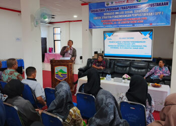 SUASANA Sosialisasi Program Transformasi Perpustakaan Berbasis Inklusi Sosial dan Bimtek Strategi Pengembangan Perpustakaan, Kamis (14/8).