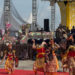 SUASANA pawai dan atraksi seni budaya, di Obyek Wisata Siring Laut, Sabtu (23/8).