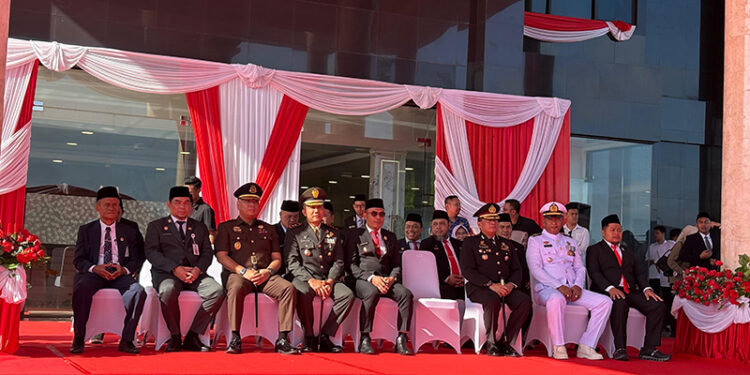 SUASANA upacara Peringatan Hari Kesaktian Pancasila, Rabu (1/10) pukul 08.00 Wita.