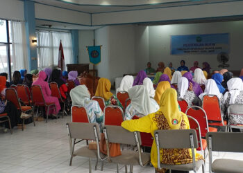 SUASANA pertemuan rutin GOW Kotabaru di Gedung Ratu Intan Lantai 2, Senin (6/10).