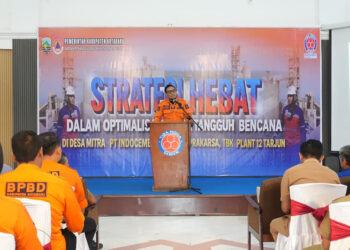 SUASANA sosialisasi tentang Optimalisasi Destana di Club House PT ITP Tarjun.